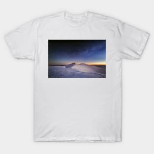 Corn Du and Pen y Fan at Night T-Shirt